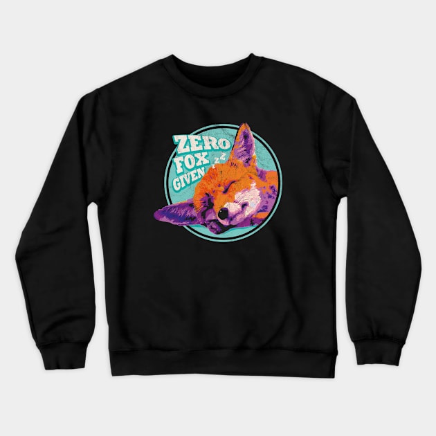 Zero Fox Given Crewneck Sweatshirt by steve@artlife-designs.com